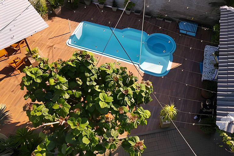 LaCabanaEco (Piscina e Lareira) em Chapecó